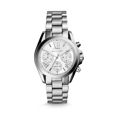 michael kors bradshaw silver mini|Michael Kors Bradshaw Chronograph Silver.